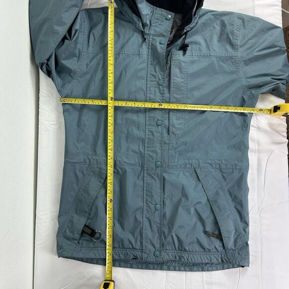 REI Elements E1 Full Zip Hooded Elements Water Windbreaker Jacket Men's M EUC - Picture 5 of 16